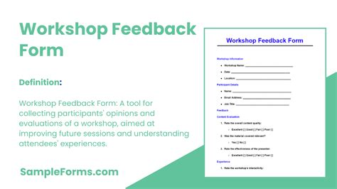 how to write feedback after workshop