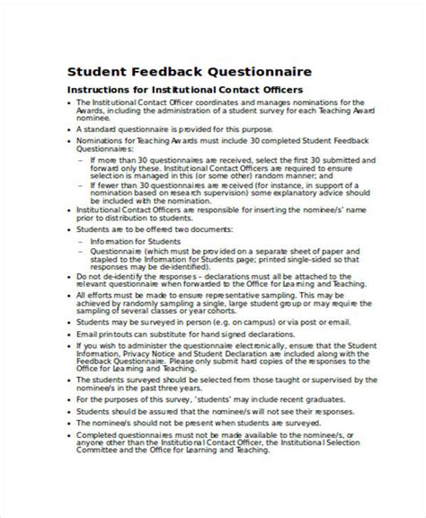 how to write feedback for students examples