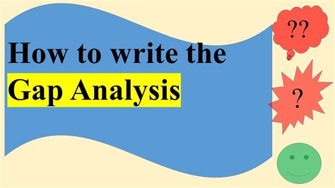 how to write gap analysis in research