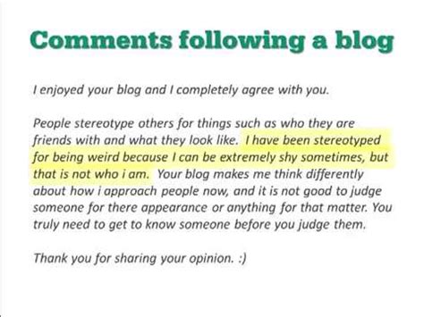 how to write good comments for company