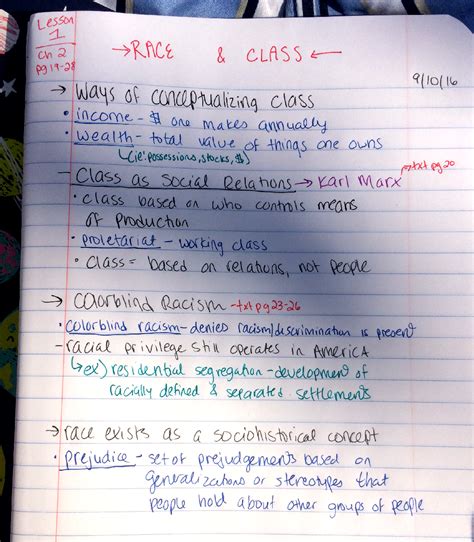 how to write good notes in college