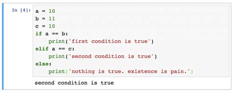 how to write if statement in python