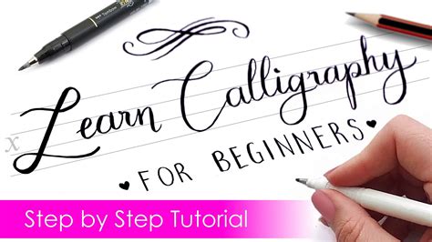 How To Write In Calligraphy For Beginners