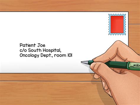 how to write in care of on mail