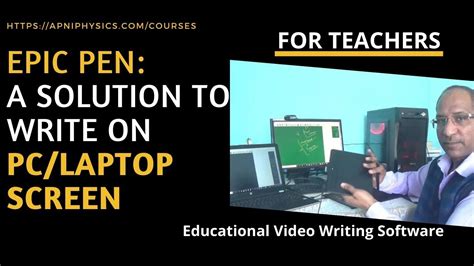 how to write in laptop using pen