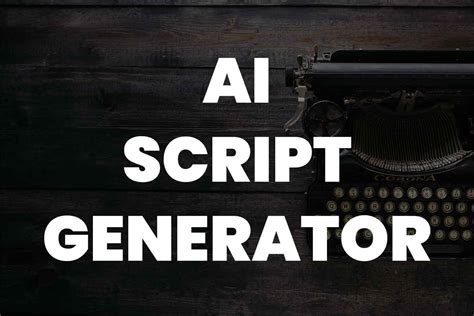 how to write in script generator