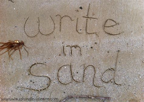 How To Write In The Sand
