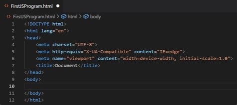 how to write javascript code in visual studio code