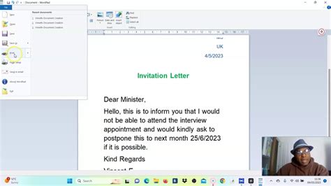 how to write letter in notebook