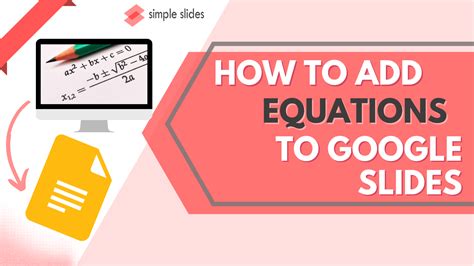 how to write mathematical equations in google slides