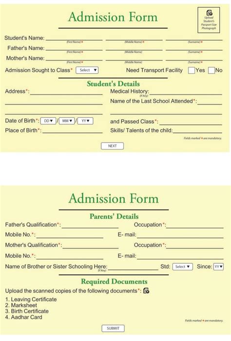 how to write mother name in form