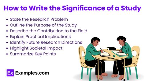 how to write need and significance of the study