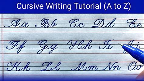 How To Write Nicely In Cursive
