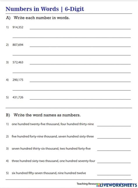 how to write numbers in words and figures