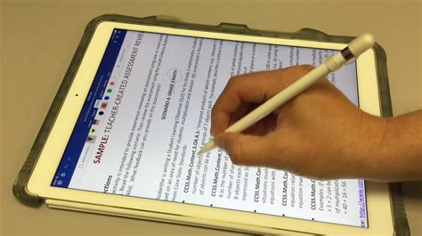 how to write on google docs on ipad with apple pencil