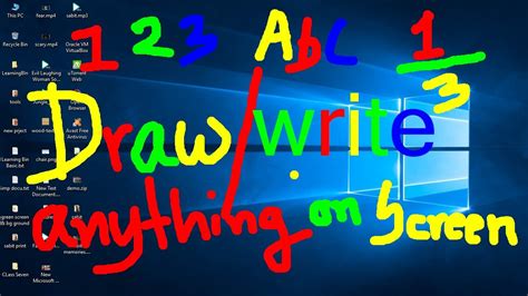 These How To Write On Your Desktop Screen Tips And Trick