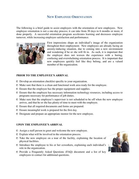 how to write orientation program