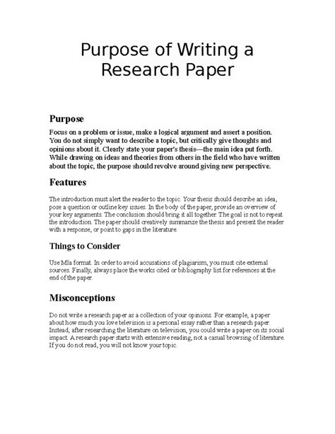 how to write purpose of the study sample