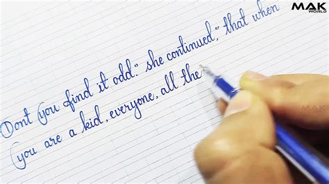 how to write question answer in beautiful handwriting