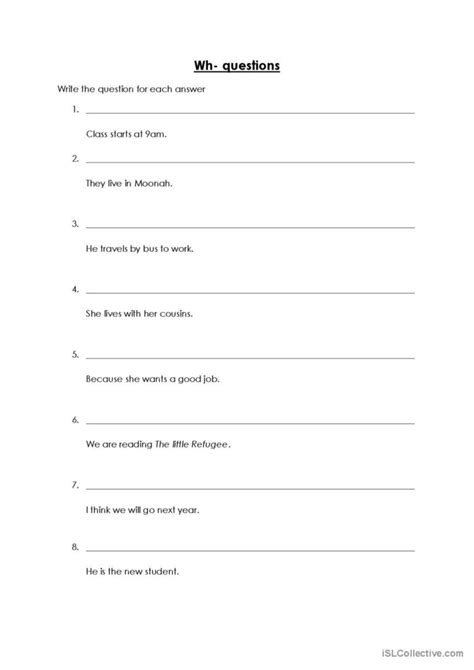 how to write question answer in english