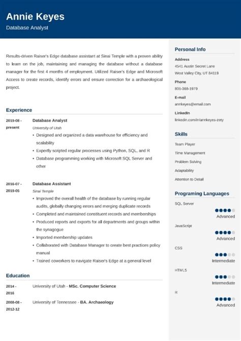 how to write r programming language in resume