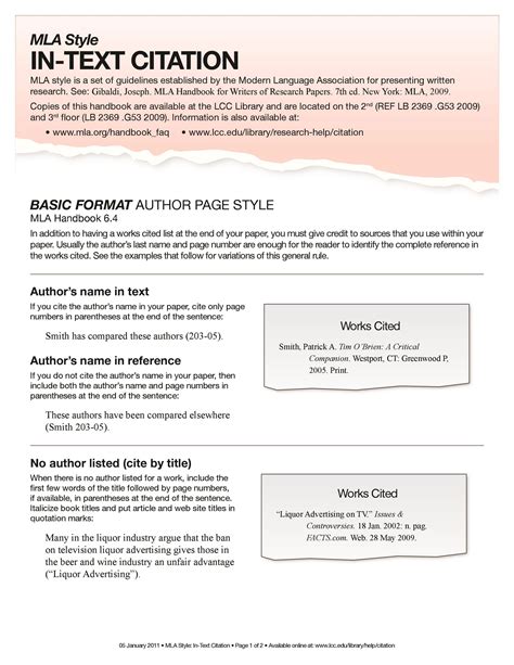 how to write references in mla format