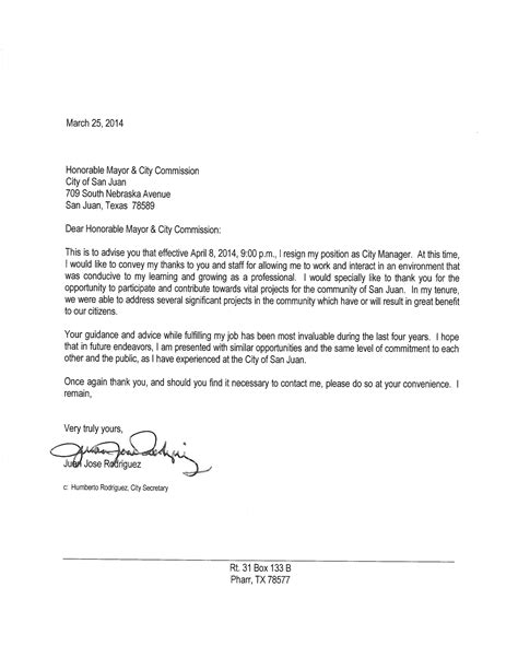 how to write resignation letter to manager