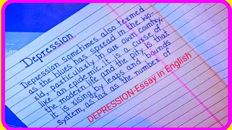 how to write sadness in writing