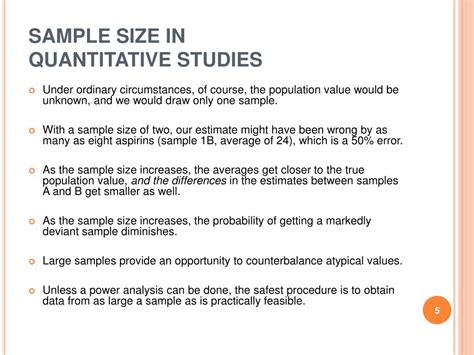 how to write sample size in research