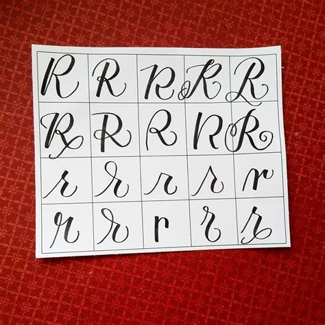 how to write small r in style