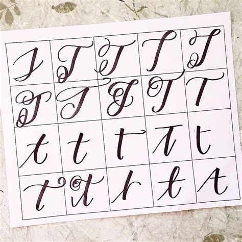 how to write small t in style