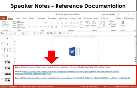 how to write speaker notes