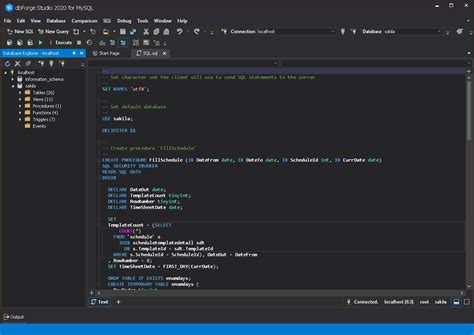 how to write sql code in mysql