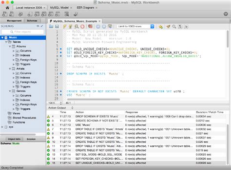 how to write sql script in mysql