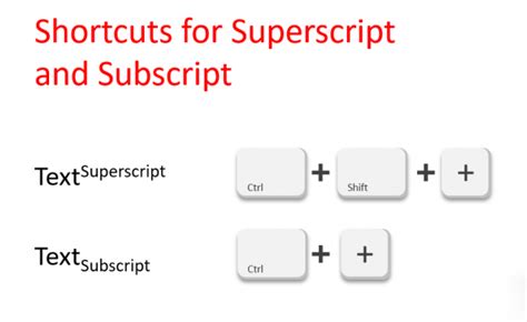 how to write subscript in excel on mac shortcut key
