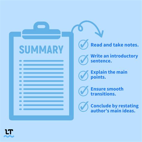 how to write summary introduction