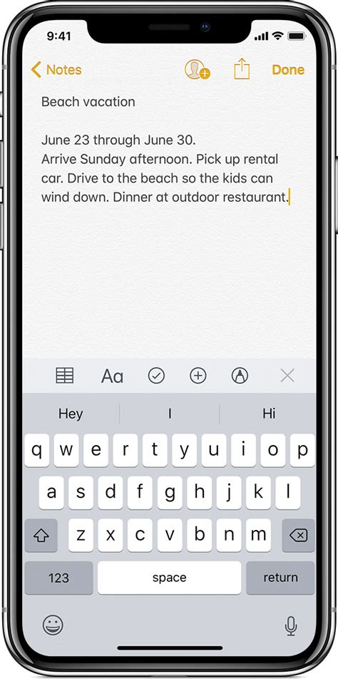 how to write superscript on iphone notes