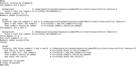 how to write test scripts in cucumber