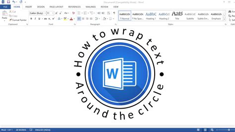 how to write text around a picture in word