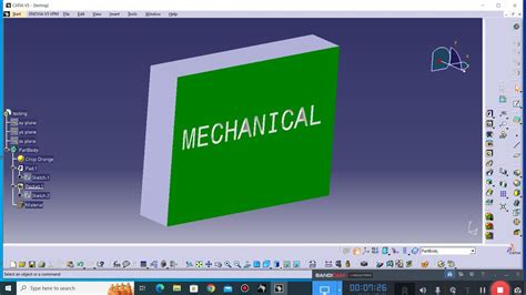how to write text in catia 3d