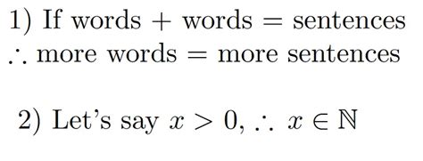 how to write therefore in latex