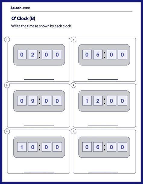 How To Write Time In O'clock