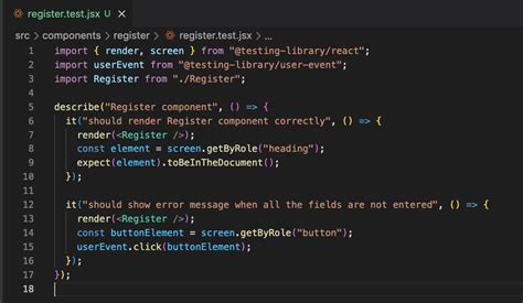 how to write unit test cases in react js using jest