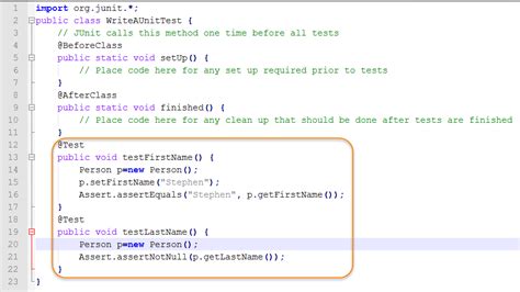how to write unit tests in java