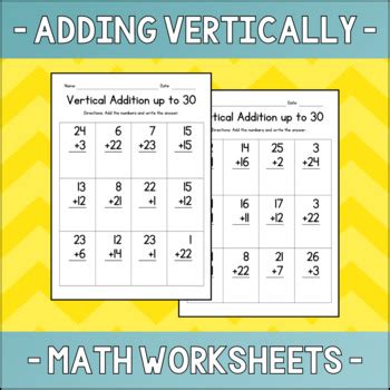 how to write vertical math problems in word