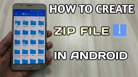 how to zip a file on android