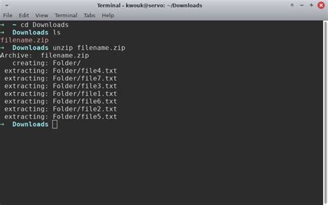 how to zip a folder in linux