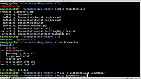 how to zip a folder in linux using command line