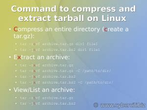 how to zip a folder in linux using tar command