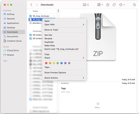 How to Zip Files in Mac OS X